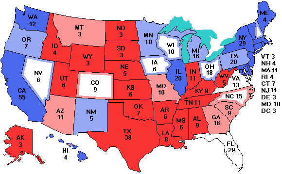 Registered Party Affiliation Map